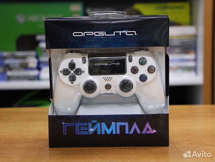 Джойстик беспроводной Орбита PS4 OT-PCG12 Белый