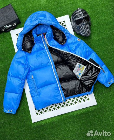 Мужская зимняя куртка moncler 2 расцветки