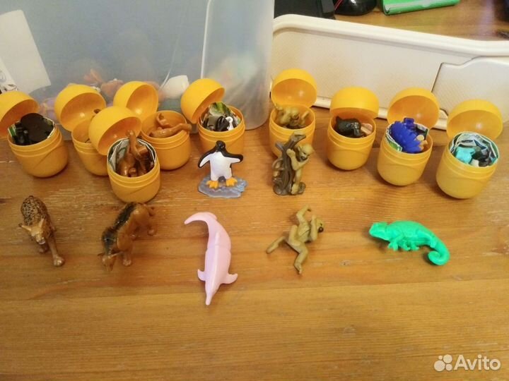 Игрушки Киндер сюрприз Natoons животные