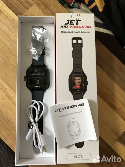 Наручный смарт-браслет для детей JET KID vision 4G