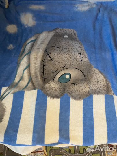 Плед детский плюшевый