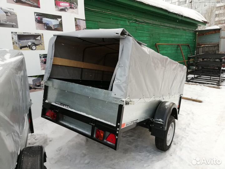 Прицеп легковой Б-2.5 алтай с тентом 100см