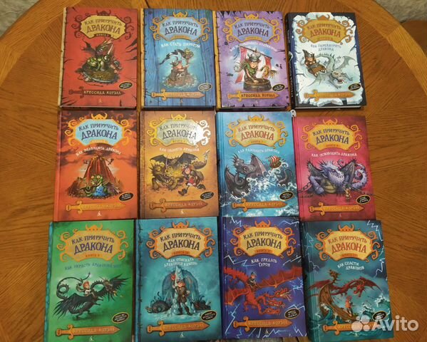 Продаются книги "Как приручить дракона".(12шт) Только... купить в ...
