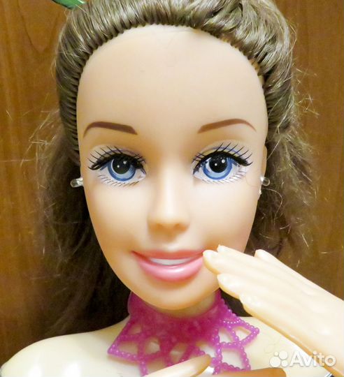 Кукла манекен торс для создания причесок и маникюр