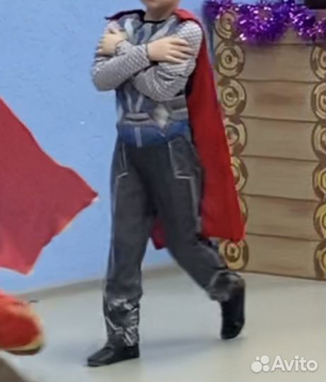 Костюм новогодний карнавальный Тор р. 120