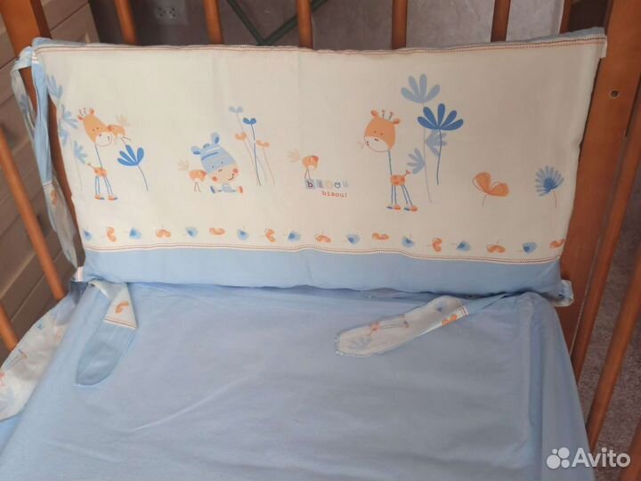 Бортики в детскую кроватку основа