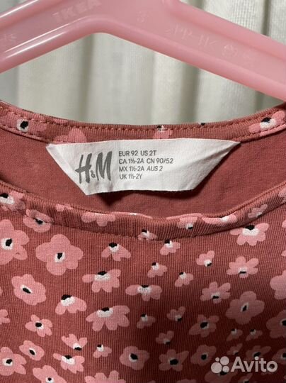 Платья на девочку 92 H&M