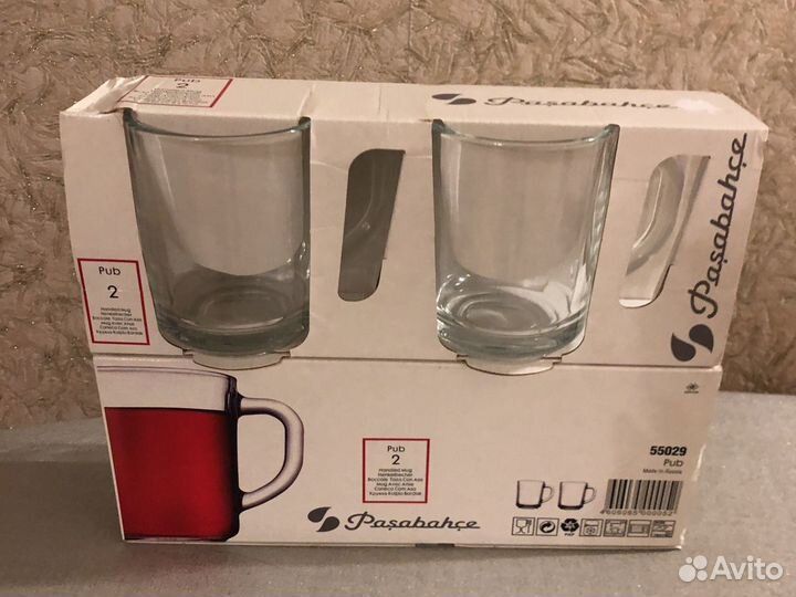 Кружки прозрачные