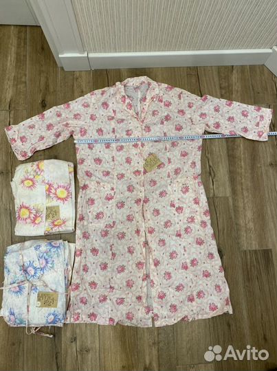 Халат х/б Ретро 1992 год ситец бязь 1 сорт