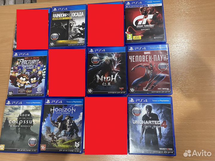 Диски для Sony PlayStation 4. Цены в описании