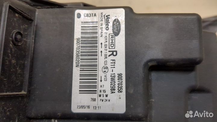 Фара (передняя) правая Ford Transit (Tourneo) Connect