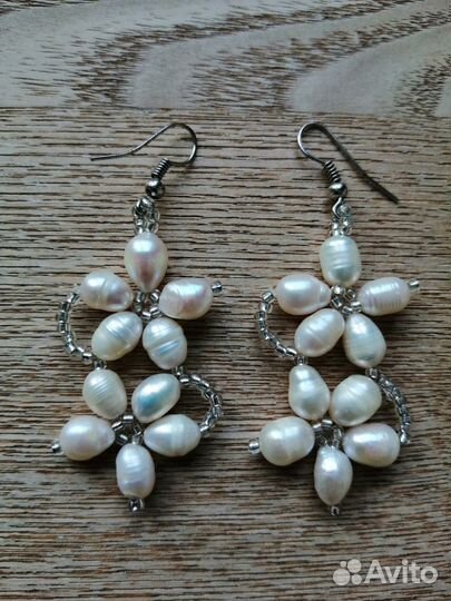 Комплект украшений из перламутра