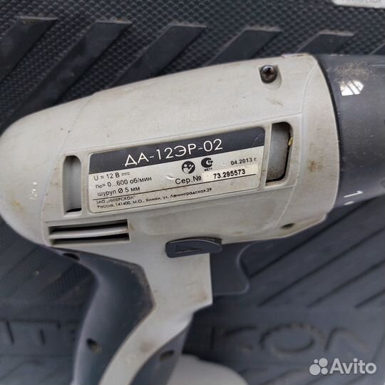 Шуруповерт Интерскол да-12эр-02