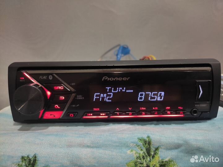 Магнитола с блютуз pioneer mvh s300bt