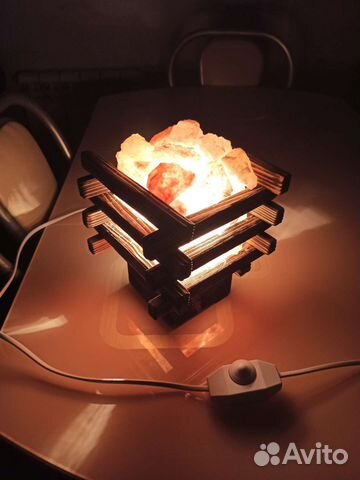 Солевая лампа. Лампа ночник. Подарок