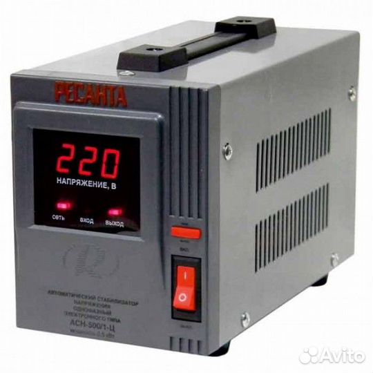 Стабилизатор напряжения асн-500/1-Ц 1ф 0.5кВт IP20