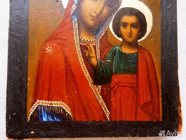 Икона казанская божья матерь, 19 век