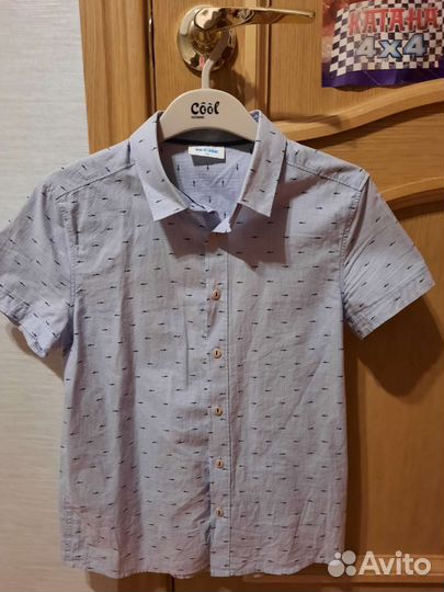 Рубашка школьная 146 для мальчика