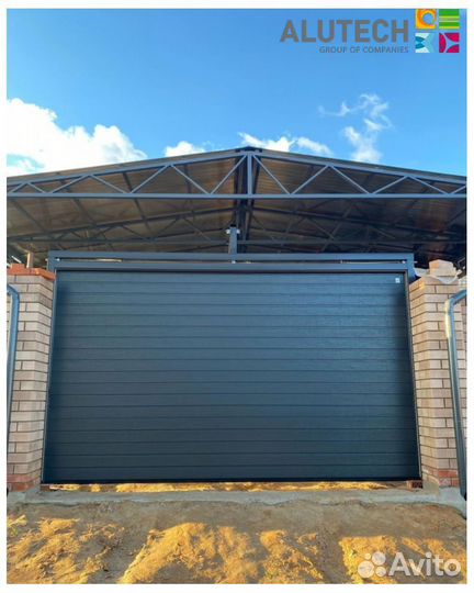 Секционные ворота alutech