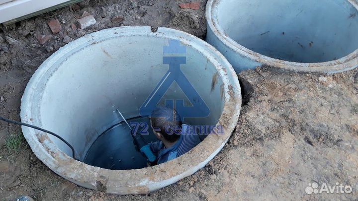 Септик из бетонных колец с гарантией