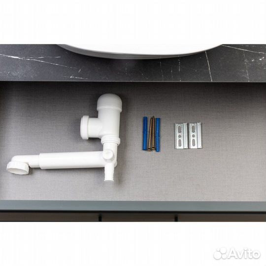 Тумба с раковиной La Fenice Cubo Twin FNC-01-CUB-B