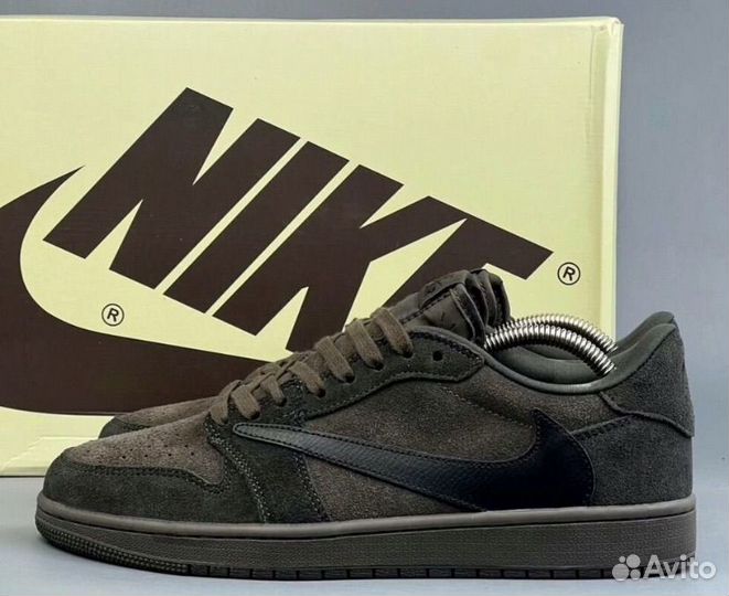 Кроссовки Nike Air Jordan 1 low travis scott