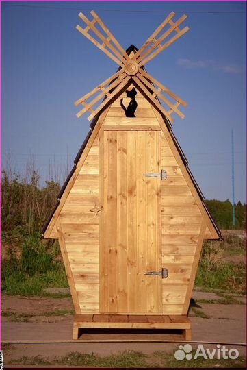 Дачный туалет с установкой SKU002