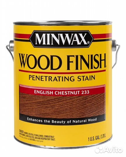 Mорилка Minwax Wood Finish 3,8 л.Английский каштан