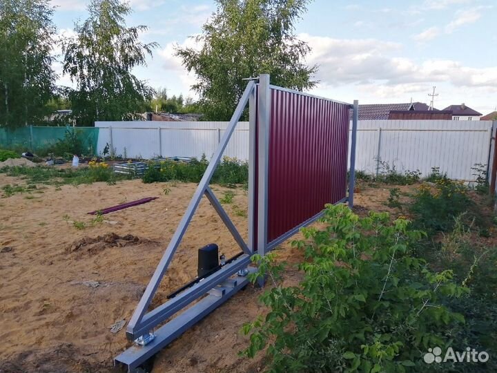 Откатные ворота 4м под ключ