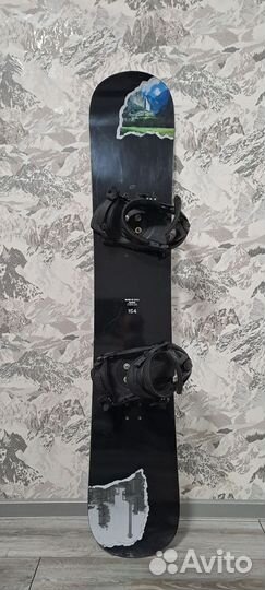 Сноуборд Haz-Mat 154cm+крепления Denton