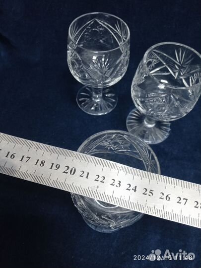 Бокалы хрусталь коньячные