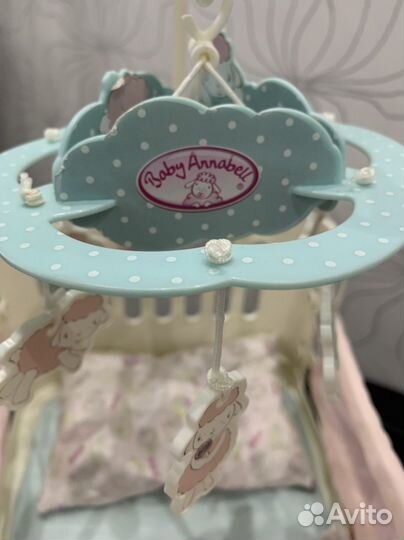 Кроватка для кукол Baby Anabbell, Zapf Creation