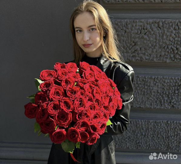 Букет красных роз от 15шт оптом