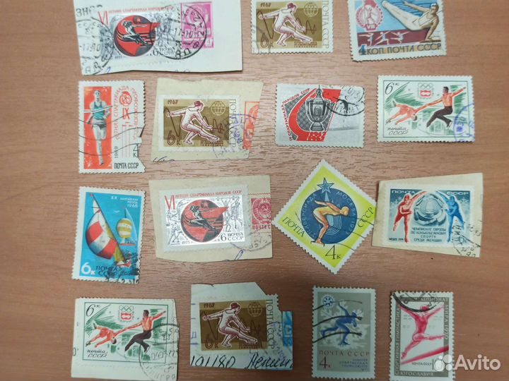 Марки СССР Спорт