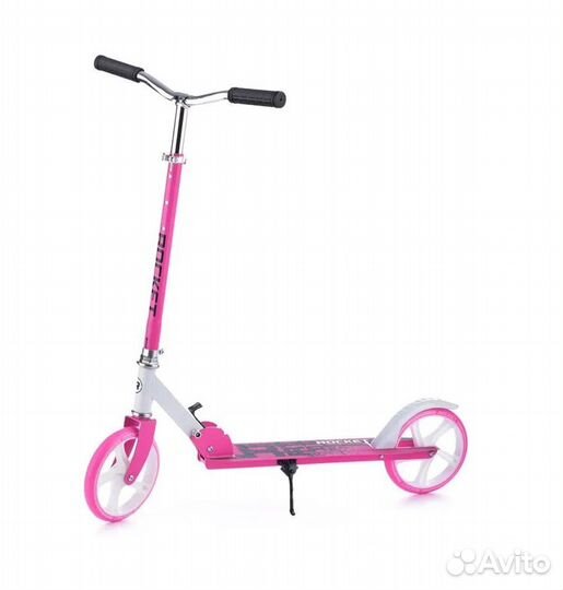 Самокат rocket R0093, 200 мм, розовый
