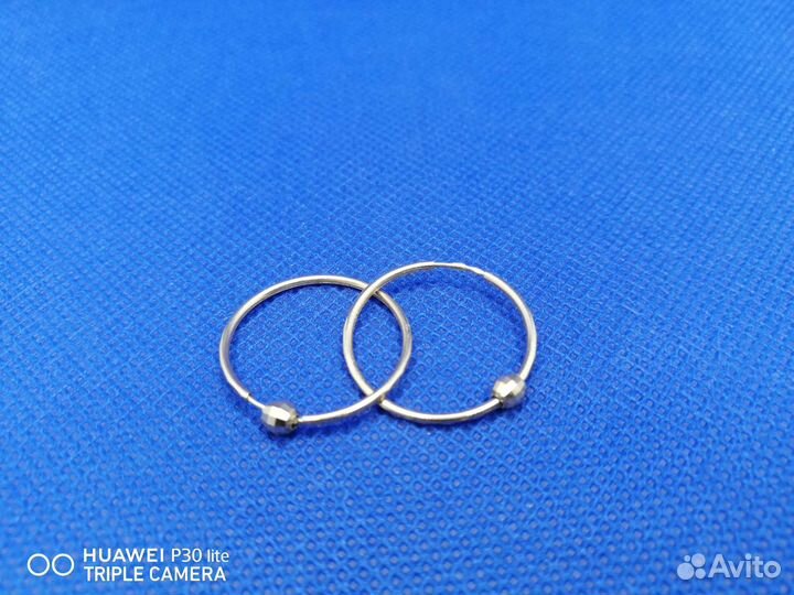 Золотые серьги