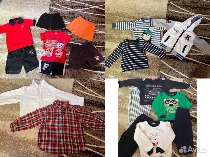 Одежда пакетом на мальчика 80 86