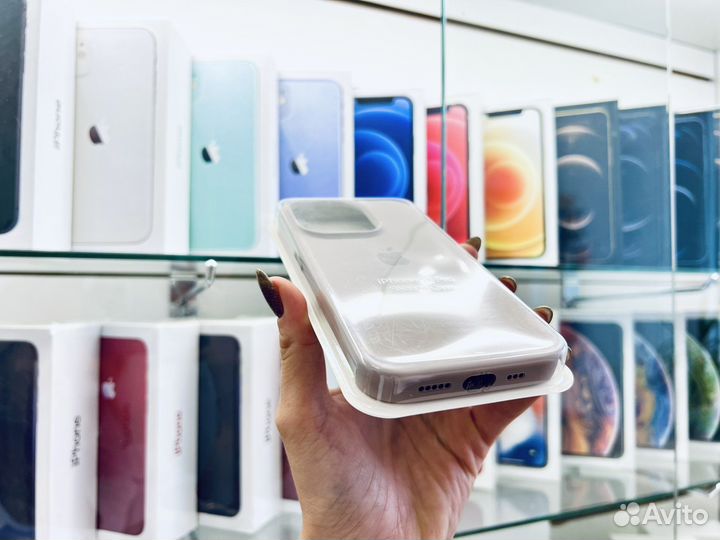 Чехол на iPhone 14 Pro, серый