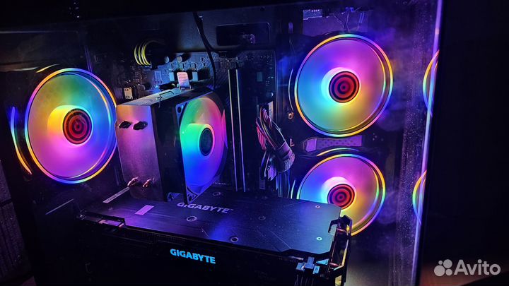 Вентилятор Ginzzu frgb 12LC4 для корпуса пк, 120 м