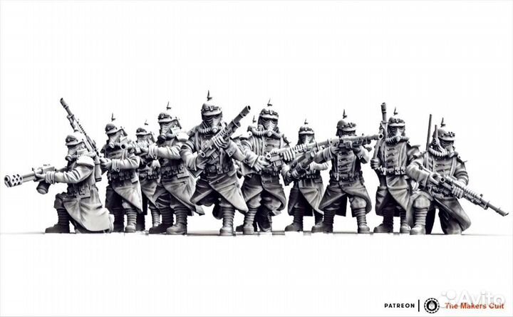 Warhammer 40000 миниатюры Death Korps of Krieg