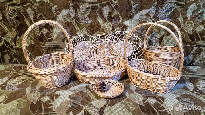 Корзины плетеные из лозы