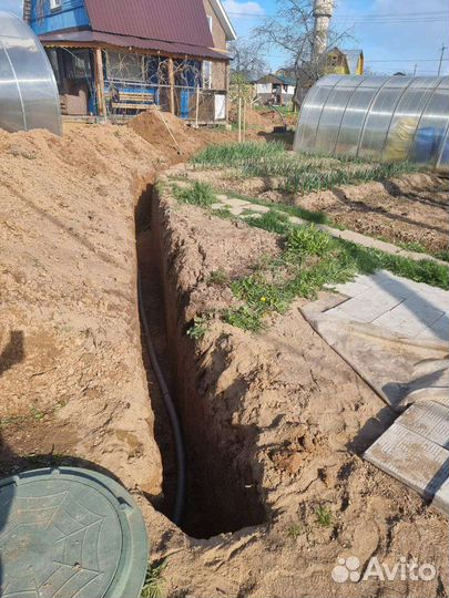 Услуги мини экскаватора,копка,земляные работы