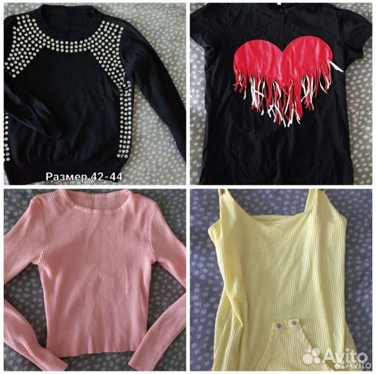 Пакетом платья, костюм, футболки