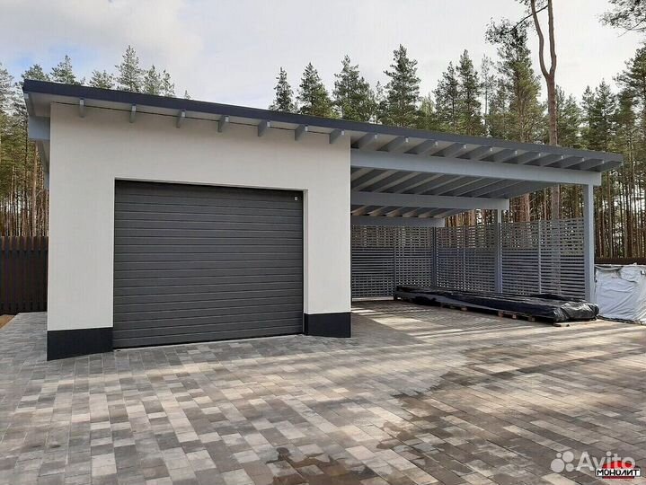 Гараж под ключ с утеплением для бизнеса