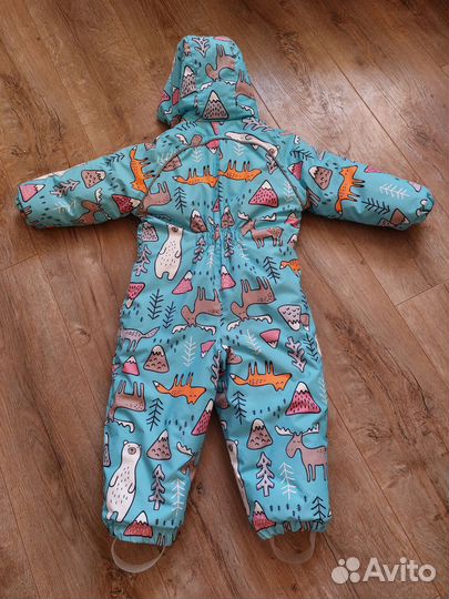 Зимний комбинезон для девочки 92