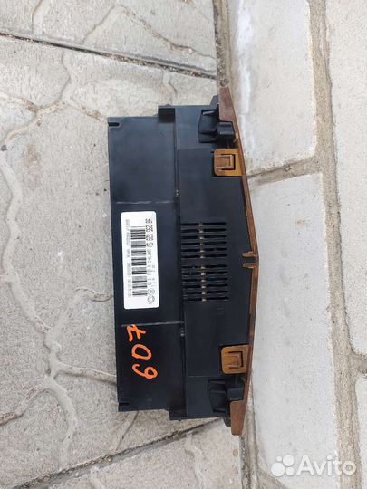 Блок управления печкой климат контроль Пежо 607