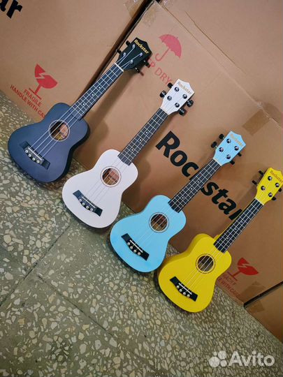 Укулеле сопрано цветные