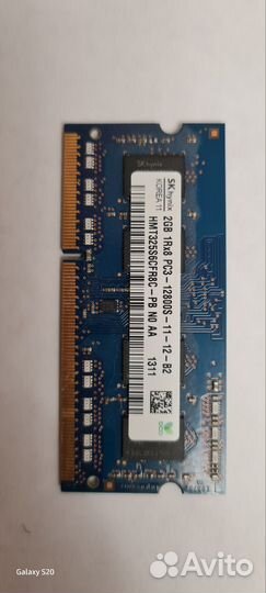 Оперативка hynix 2gb для ноутбука и другие