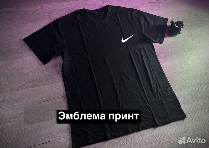 Футболка черная Nike мужская новая