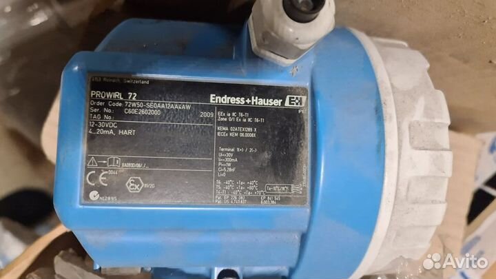 Расходомеры вихревые Endress+H Prowirl DN15-25-50